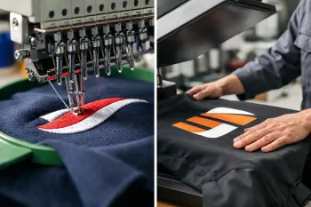 Stickerei oder Druck für Arbeitskleidung?