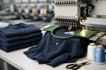 Poloshirts mit Firmenlogo besticken lassen