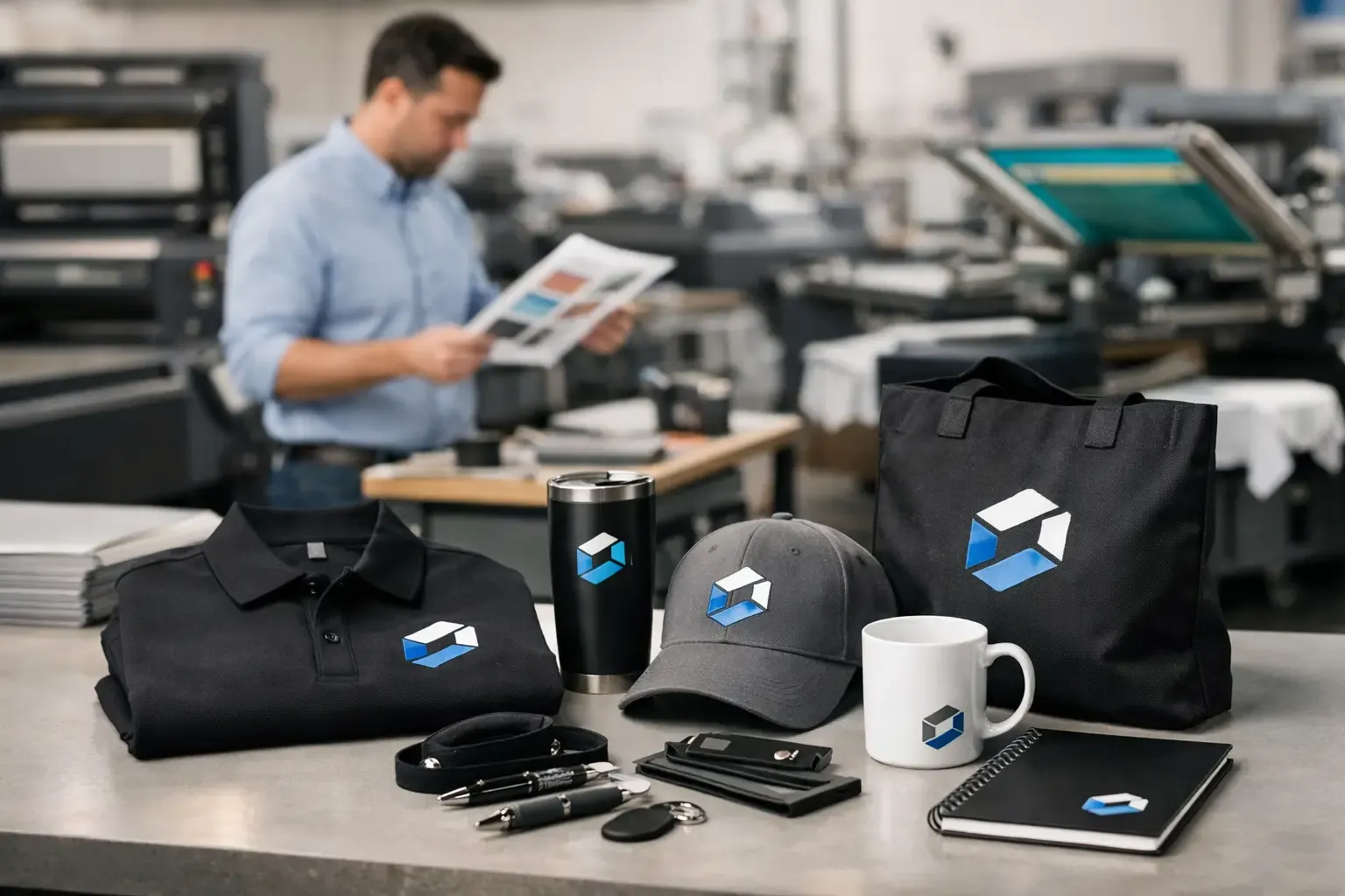 Die richtige Druckerei für Firmen Merch finden