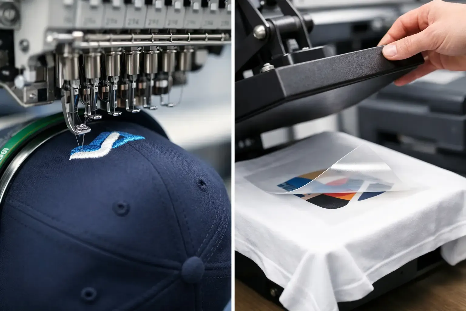 Logo sticken oder drucken - was passt?