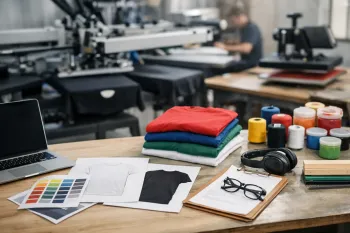 Welche Angaben braucht eine Druckerei für Textildruck?
