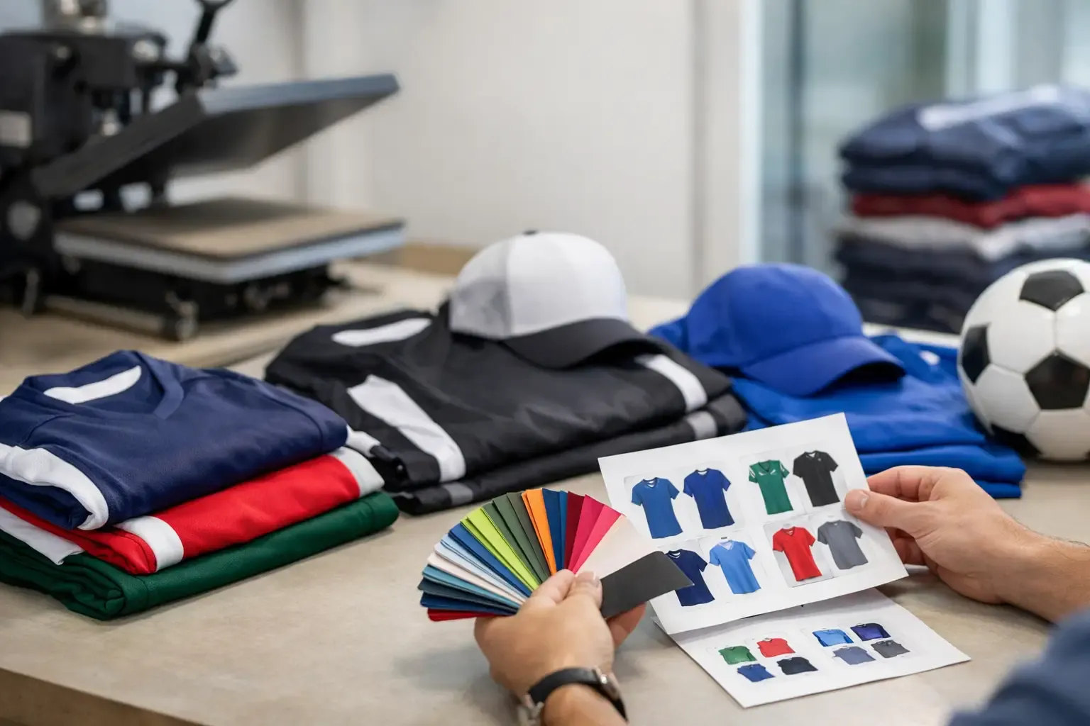 Teamkleidung bedrucken lassen - so vergleichen